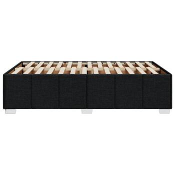 Bettgestell ohne Matratze Schwarz 120x190 cm Stoff