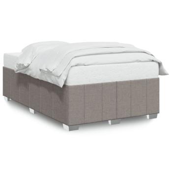 Bettgestell ohne Matratze Taupe 120x190 cm Stoff
