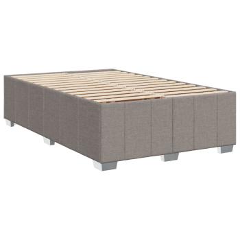 Bettgestell ohne Matratze Taupe 120x190 cm Stoff