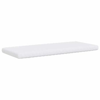 Schaumstoffmatratze Weiß 90x210 cm 7-Zonen Härtegrad 20 ILD
