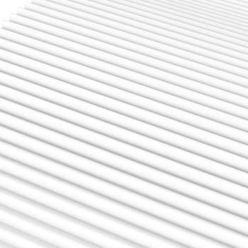 Schaumstoffmatratze Weiß 90x220 cm Härtegrad H2 H3