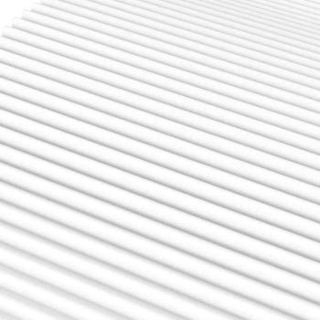 Schaumstoffmatratze Weiß 200x220 cm Härtegrad H2 H3