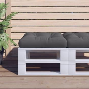 ARDEBO.de - Palettenkissen Anthrazit 58x58x10 cm Stoff