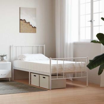 ARDEBO.de - Schaumstoffmatratze Weiß 80x210 cm Härtegrad H2 H3