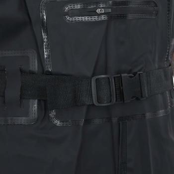 Wathose mit Stiefeln und Gürtel Schwarz Größe 41