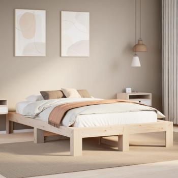 ARDEBO.de - Massivholzbett ohne Matratze 135x190 cm Kiefernholz