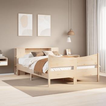 ARDEBO.de - Massivholzbett ohne Matratze 135x190 cm Kiefernholz