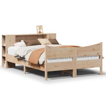 Massivholzbett ohne Matratze 135x190 cm Kiefernholz