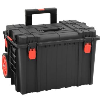 ARDEBO.de - Koffer für Flugreise Tragbar Schwarz 56,5x45,5x48 cm PP