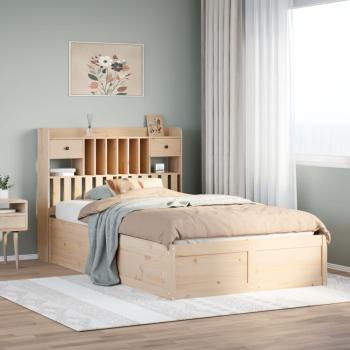 ARDEBO.de - Massivholzbett ohne Matratze 135x190 cm Kiefernholz