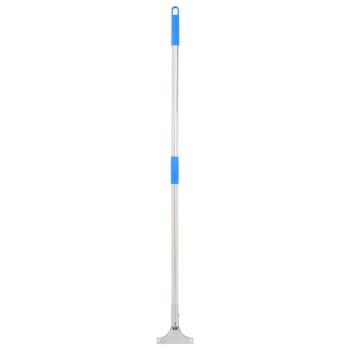 Wasserschieber mit Stiel 45x122,5 cm Stahl und Gummi