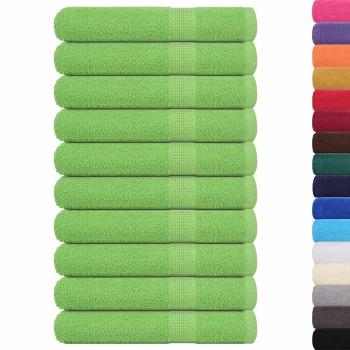 Saunatücher FROGN 10 Stk. Apfelgrün 80x200 cm 360 g/m²