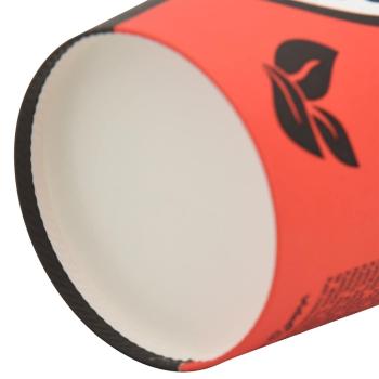 Pappbecher 1000 Stk. 12oz 300ml Rot und Schwarz
