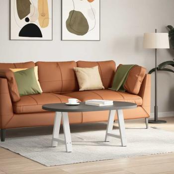 ARDEBO.de - Couchtischbeine A-Form 2 Stk. Weiß 38x(42-43) cm Stahl