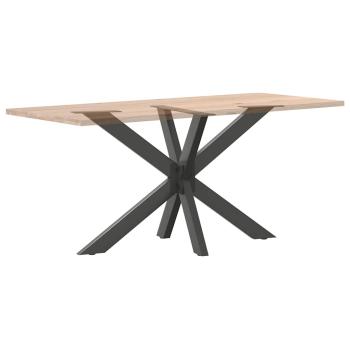 Esstischbein in Spinnenform Anthrazit 120x68x(72-73) cm Stahl