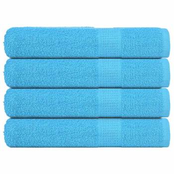ARDEBO.de - Handtücher FROGN 4 Stk. Türkis 100x200 cm 360 g/m²