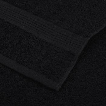 Badetücher FROGN 10 Stk. Schwarz 100x150 cm 360 g/m²
