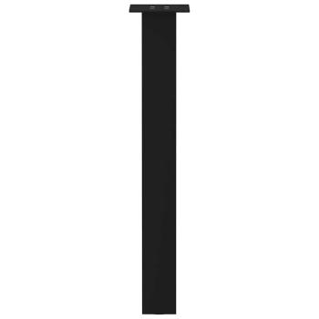 Konsolentischbeine 4 Stk. Schwarz 72 cm Stahl