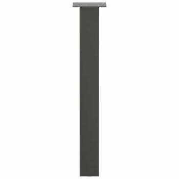 Konsolentischbeine 4 Stk. Anthrazit 72 cm Stahl
