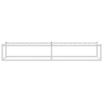 Bettgestell ohne Matratze Weiß 100x200 cm Metall