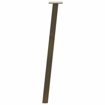 Konsolentischbeine 4 Stk. Naturstahl 72 cm Stahl
