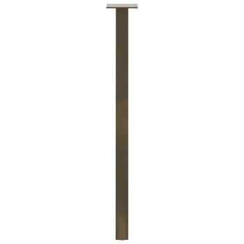 Konsolentischbeine 4 Stk. Naturstahl 72 cm Stahl