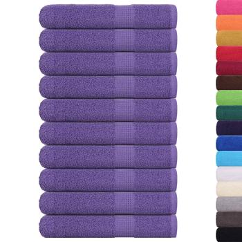 Saunatücher FROGN 10 Stk. Lila 80x200 cm 360 g/m²