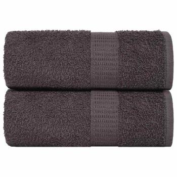 ARDEBO.de - Waschlappen FROGN 2 Stk. Anthrazit 15x21 cm 360 g/m²
