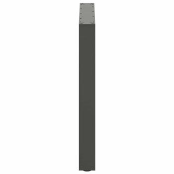Esstischbeine U-Form 2 Stk. Anthrazit 90x(72-73) cm Stahl