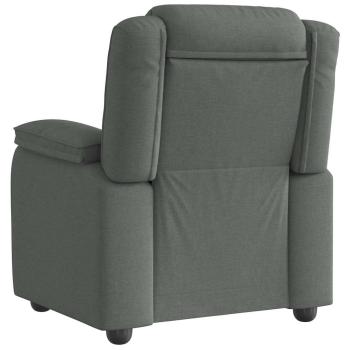 Relaxsessel Dunkelgrau Stoff