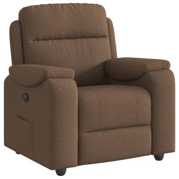 Relaxsessel Braun Stoff