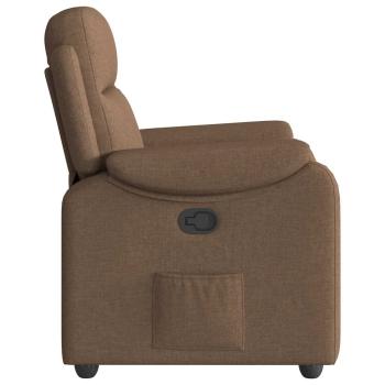 Relaxsessel Braun Stoff