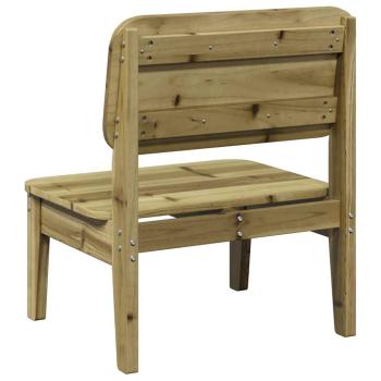 Gartenst?hle 2 Stk. 60x52,5x72 cm Kiefernholz Impr?gniert