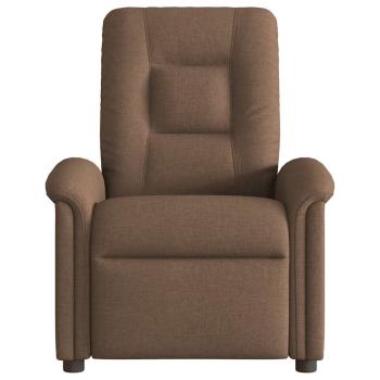 Relaxsessel Elektrisch Braun Stoff