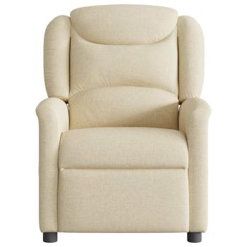 Relaxsessel Elektrisch Creme Stoff