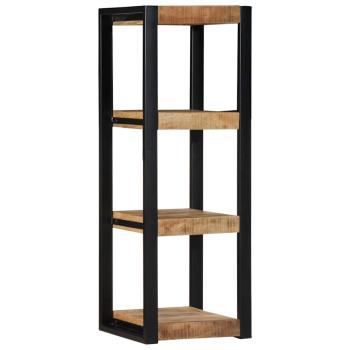 ARDEBO.de - Wandregal 35x35x100 cm Raues Massivholz Mango