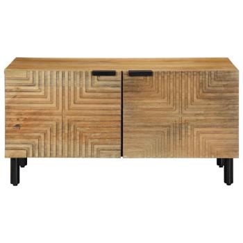 Couchtisch Braun 80x50x40 cm Massivholz Mango