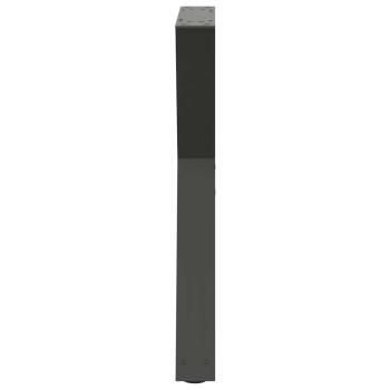 Esstisch Beine 2 Stk. Anthrazit 50x(72-73,3) cm Stahl