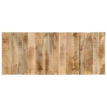 ARDEBO.de - Kopfteil 200 cm Massives Rohholz Mango