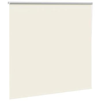 Verdunkelungsrollo Cremeweiß 145x175cm Stoffbreite 141,6cm