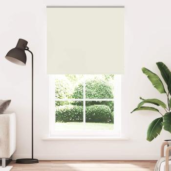 ARDEBO.de - Verdunkelungsrollo Cremeweiß 125x230cm Stoffbreite 121,6cm