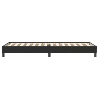 Boxspringbett ohne Matratze Schwarz 80x220 cm Samt