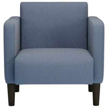 Sessel mit Armlehnen Blau 54 cm Cordstoff