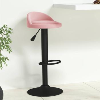 ARDEBO.de - Barhocker Rosa Samt