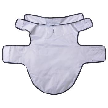 Hunde Regenmantel mit Reflexstreifen Polyester Marineblau XL