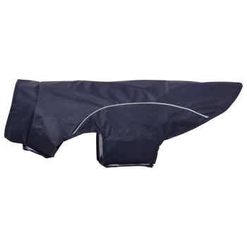 Hunde Regenmantel mit Reflexstreifen Polyester Marineblau XL