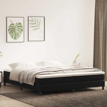 ARDEBO.de - Boxspringbett ohne Matratze Schwarz 200x210 cm Samt