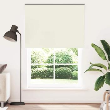 Verdunkelungsrollo Cremeweiß 160x210cm Stoffbreite 156,6cm