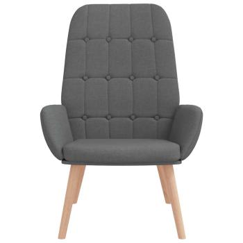 Relaxsessel Dunkelgrau Stoff