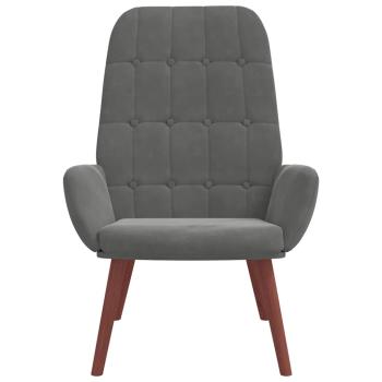 Relaxsessel Dunkelgrau Samt